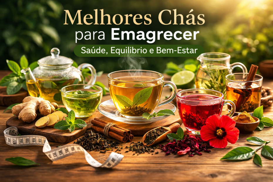 melhores chás para emagrecer